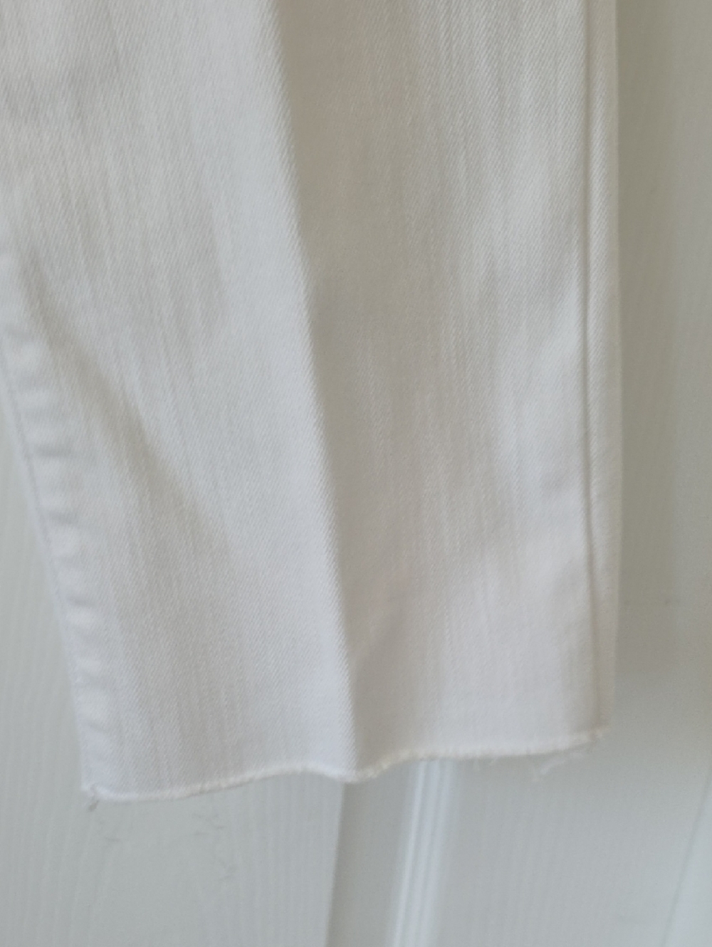 Talbots Straight Leg White Jeans Size 4 - Picture 8 of 16